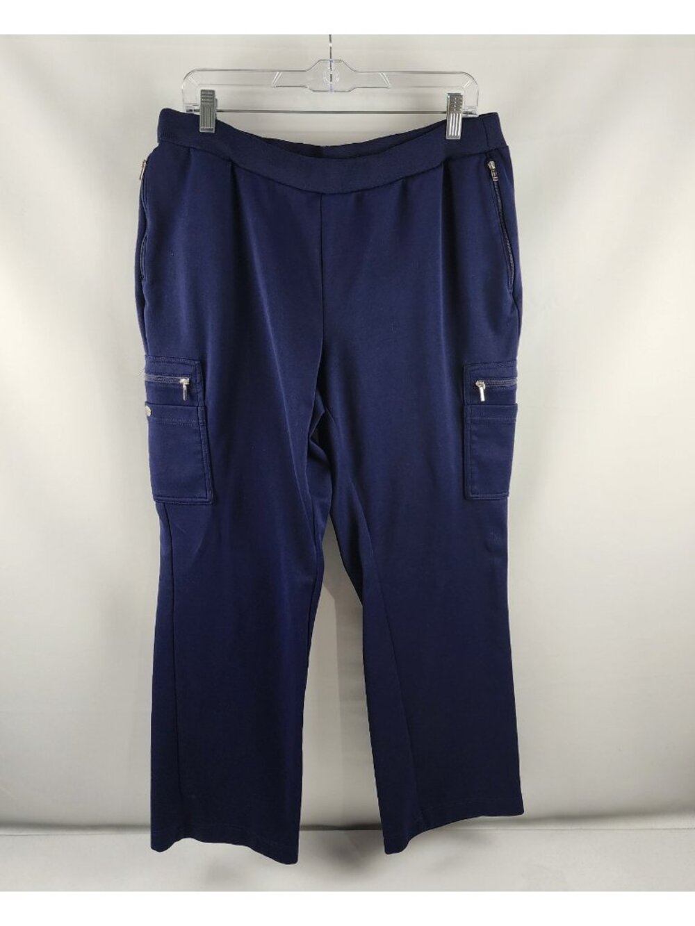 Lauren Ralph Lauren Pants Womens 1X Blue Active Elastic Waist Pants (34x27)